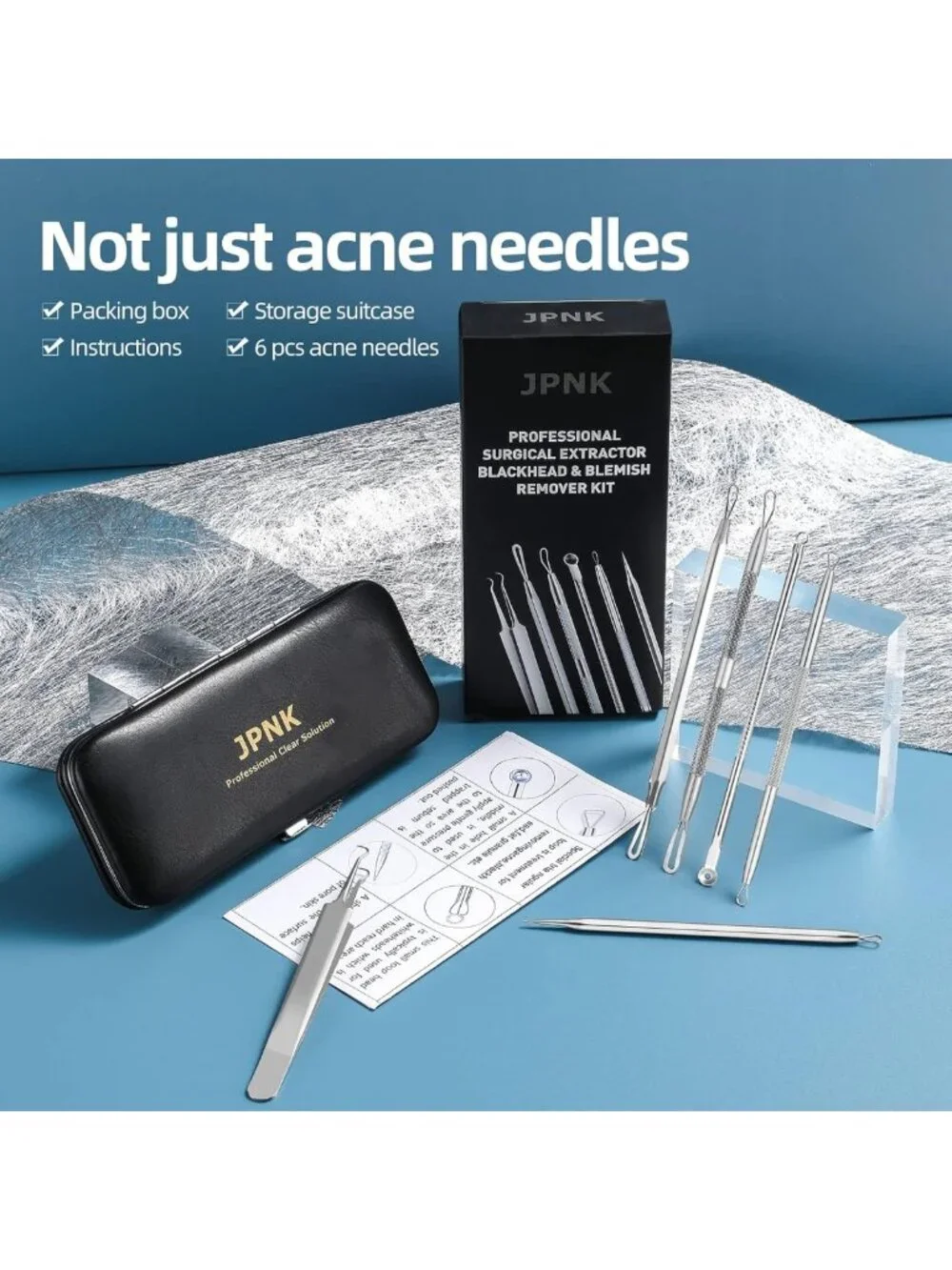Effective Blackhead Remover Kit | Comedone Extractor for Acne Treatment & Clear